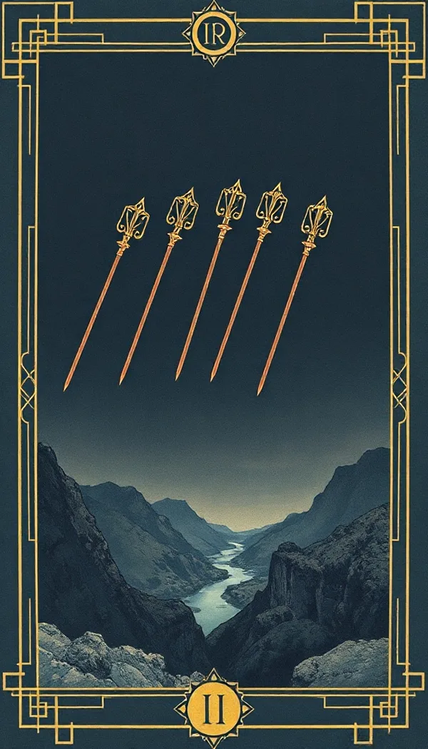 Eight of Wands tarot card